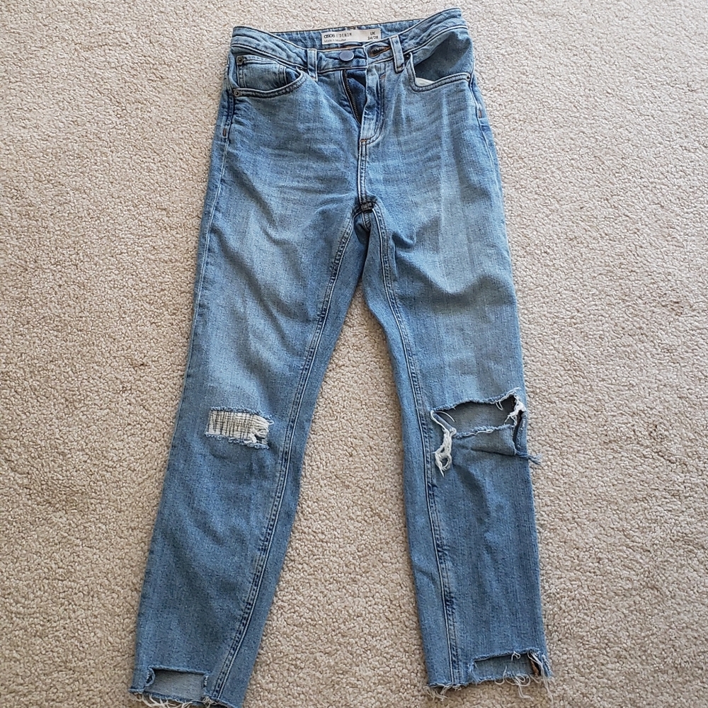 Asos petite slim mom jeans